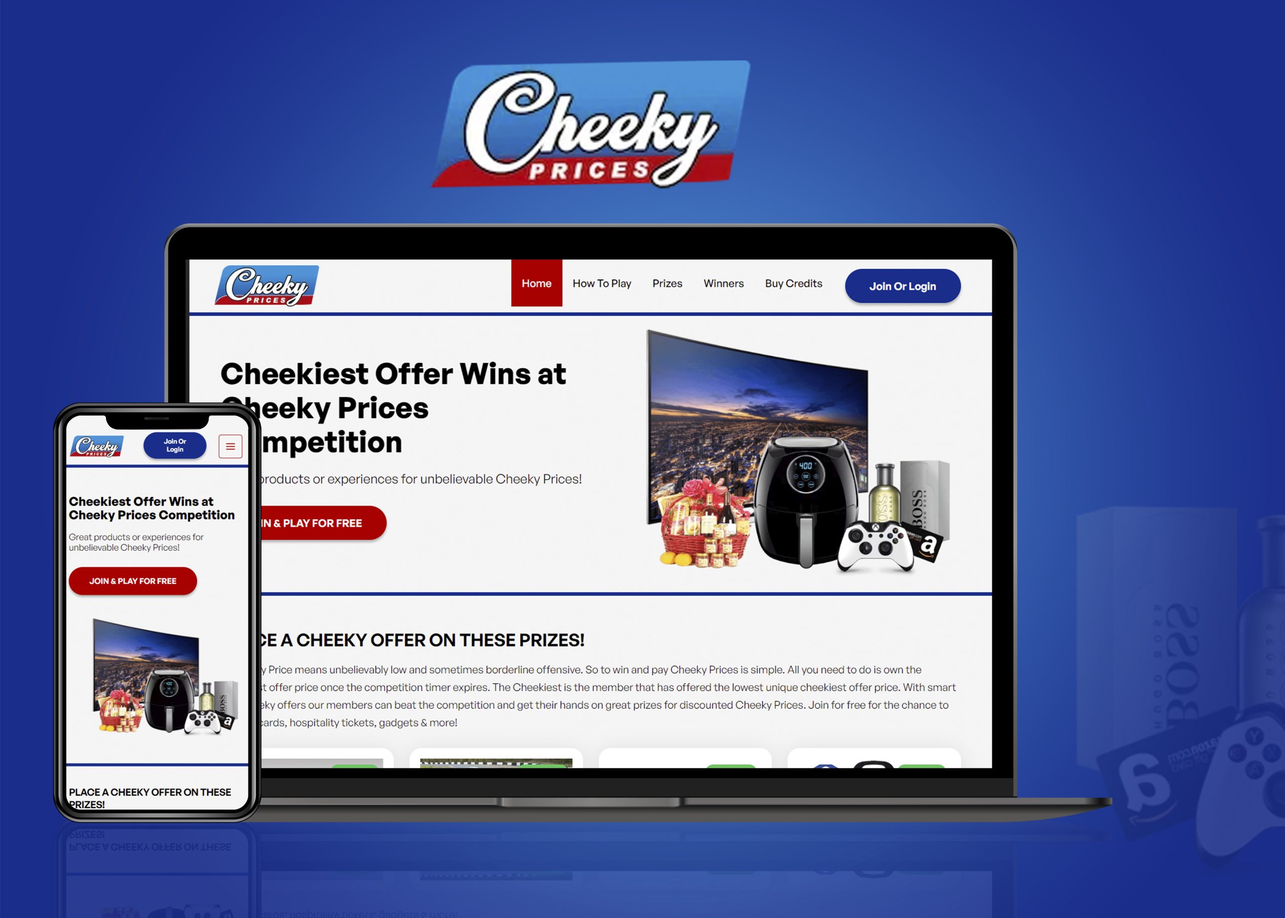 Cheeky Prices | Join & Play our Competitions for Free to Win